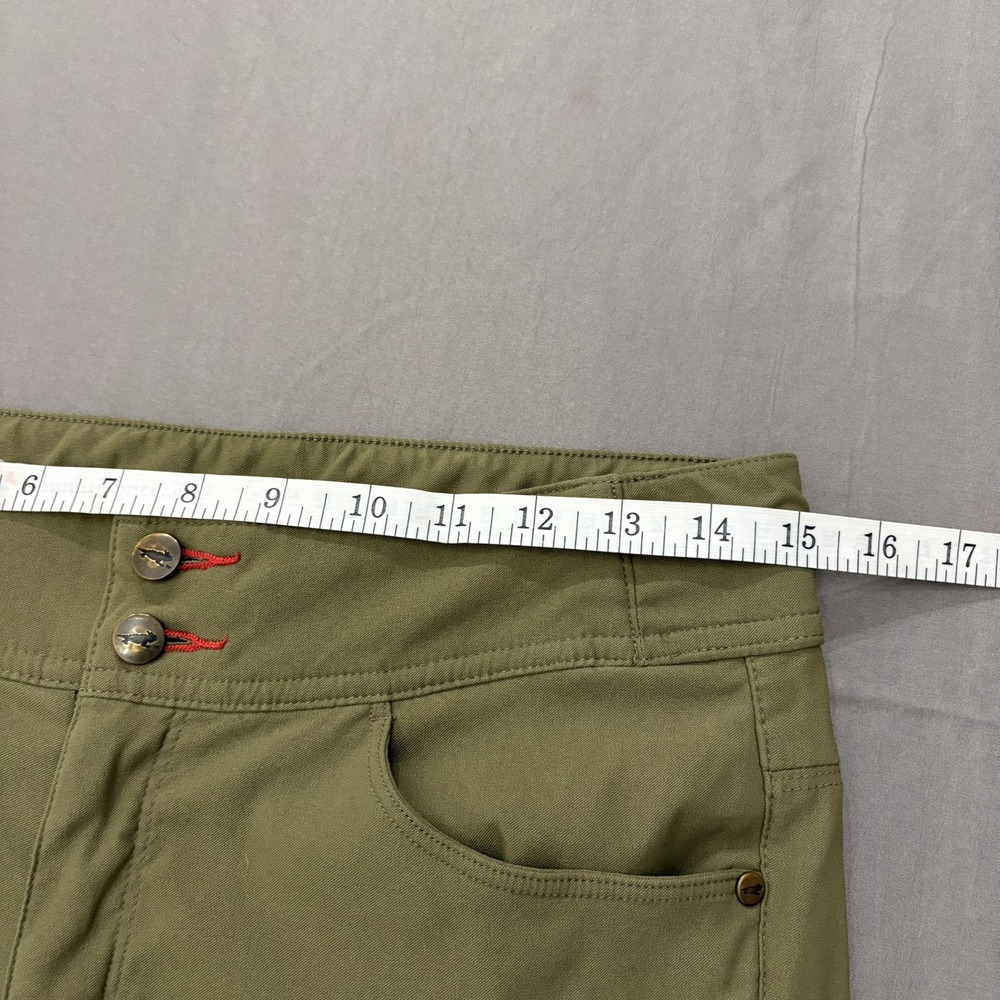 Toad&Co Womens Debug Flextime Skinny Pant Green Insect Shield Size 6 Hiking - Picture 7 of 13